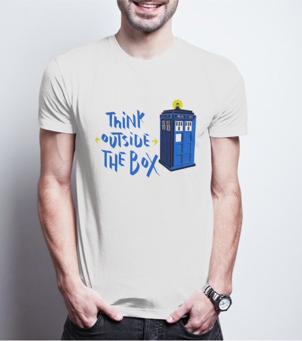 Think Outside The Box Doctor Who Tardis T-Shirt