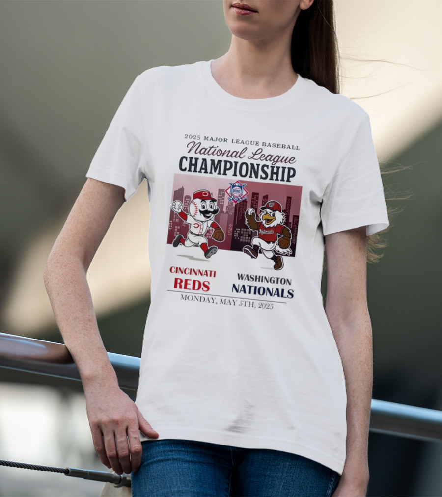 2025 Major National League Championship Cincinnati Reds Nationals T-Shirt