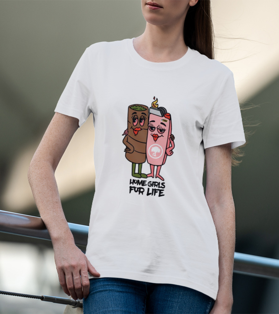 Push Trees Dope.As.Yola Home Girls For Life T-Shirt