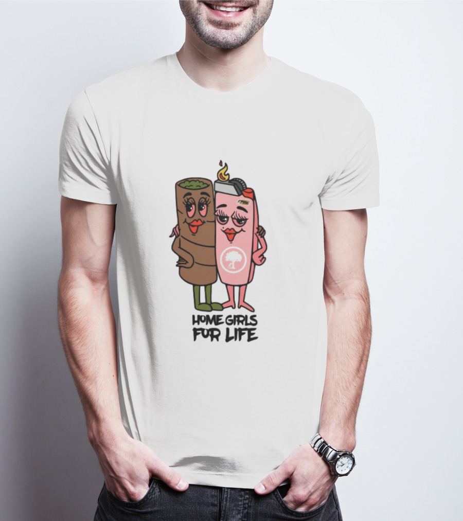 Push Trees Dope.As.Yola Home Girls For Life T-Shirt