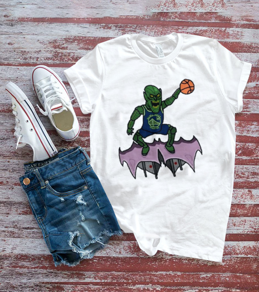 Golden State Warriors Draymond Green Goblin Basketball Crossover T-Shirt