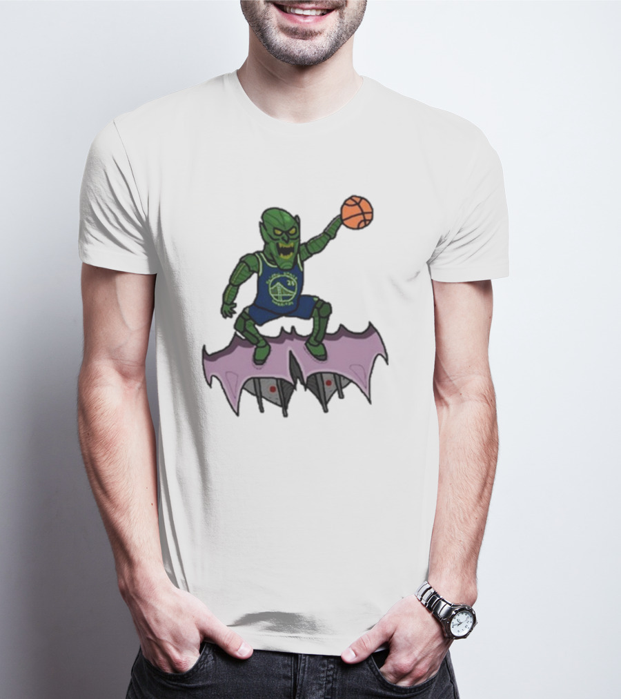 Golden State Warriors Draymond Green Goblin Basketball Crossover T-Shirt