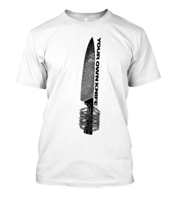 Counterparts Your Own Knife Bold Text Knife Handle Design T-Shirt
