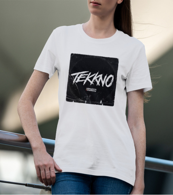 Electric Callboy Tekkno Cover Grunge Style Black Background T-Shirt