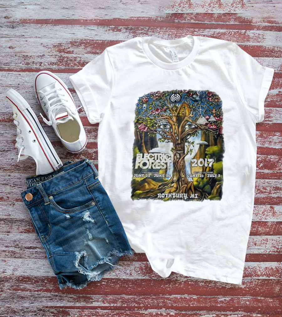Electric Forest 2017 Tree Art June 22-25 Rothbury MI T-Shirt