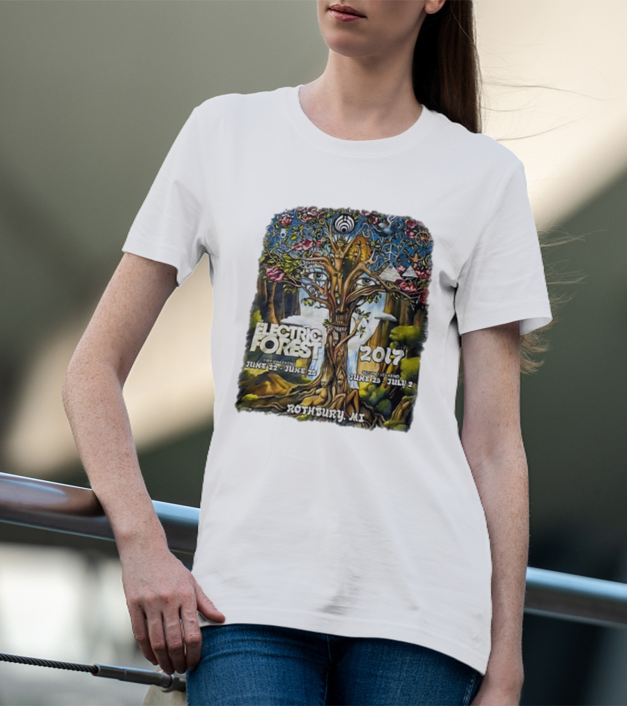 Electric Forest 2017 Tree Art June 22-25 Rothbury MI T-Shirt