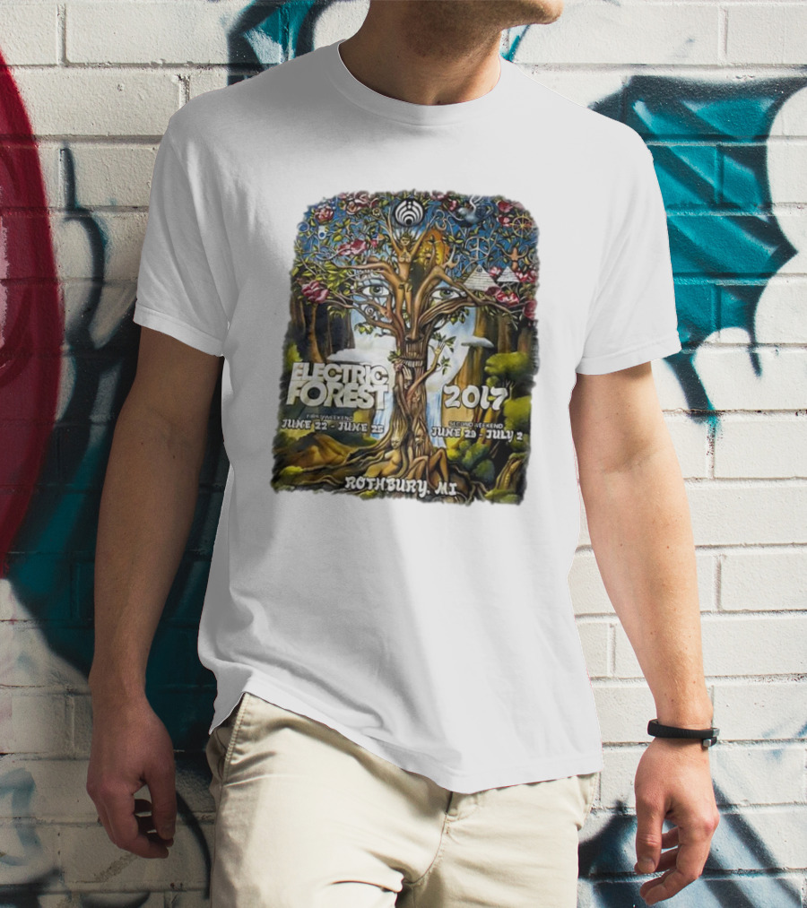 Electric Forest 2017 Tree Art June 22-25 Rothbury MI T-Shirt