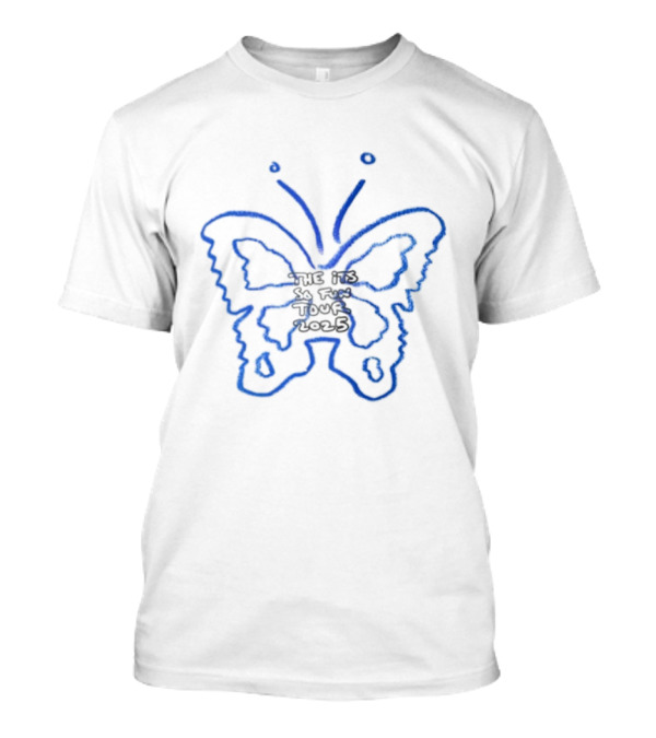 Girls Like Boys Who Listen To Grace Enger Blue Butterfly T-Shirt