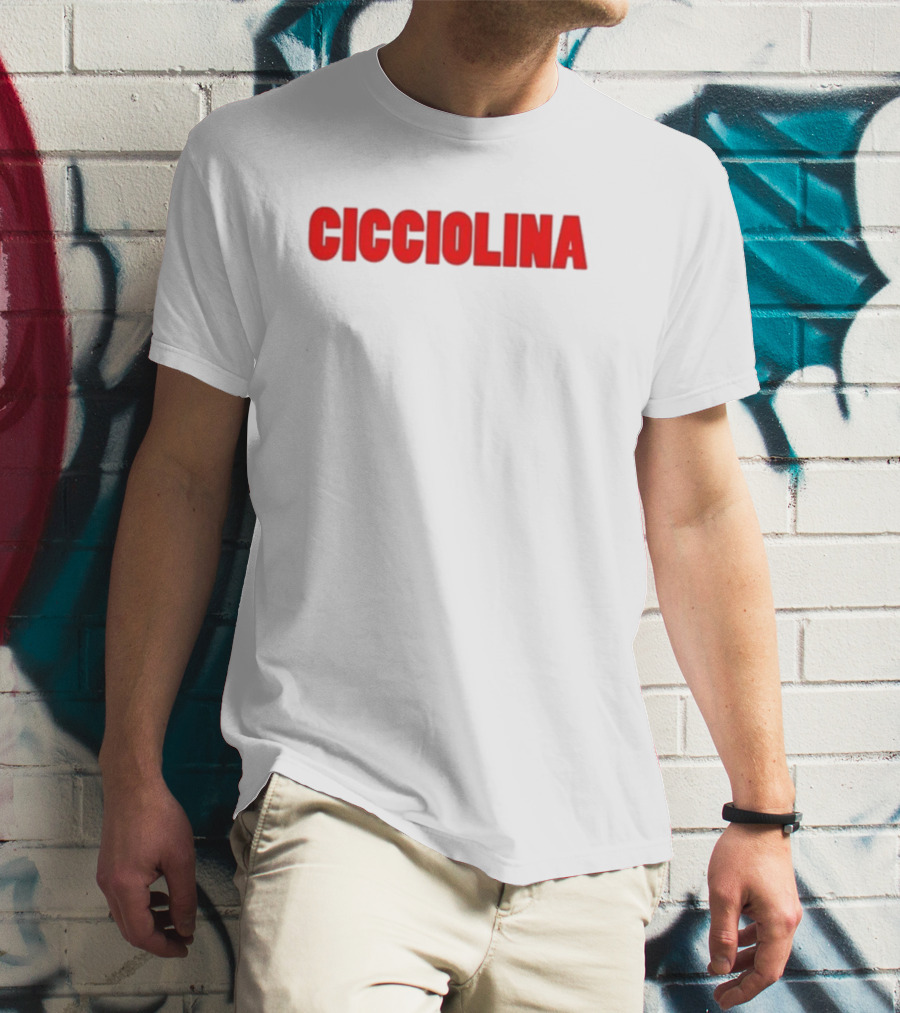 Erika Vikman Cicciolina Red Bold Statement T-Shirt