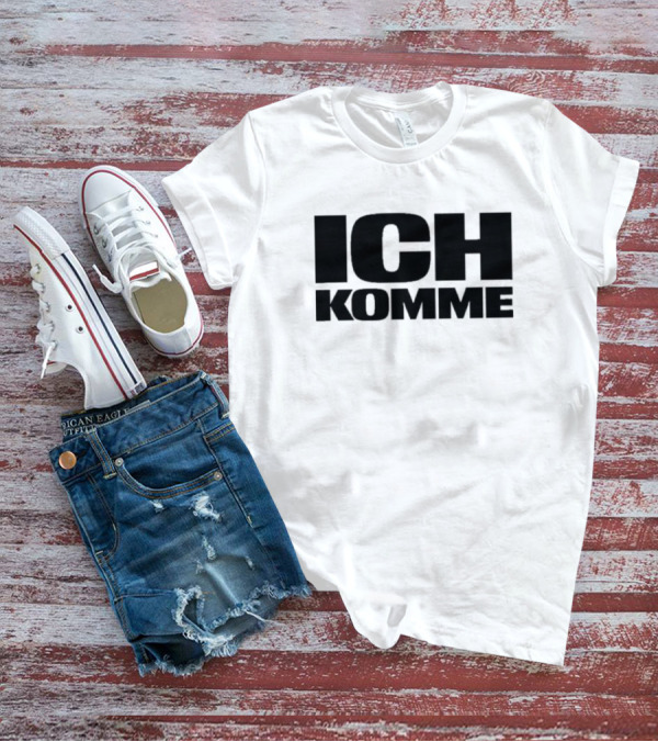 Erika Vikman Ich Komme Retro 70s Disco Aesthetic Black Text T-Shirt