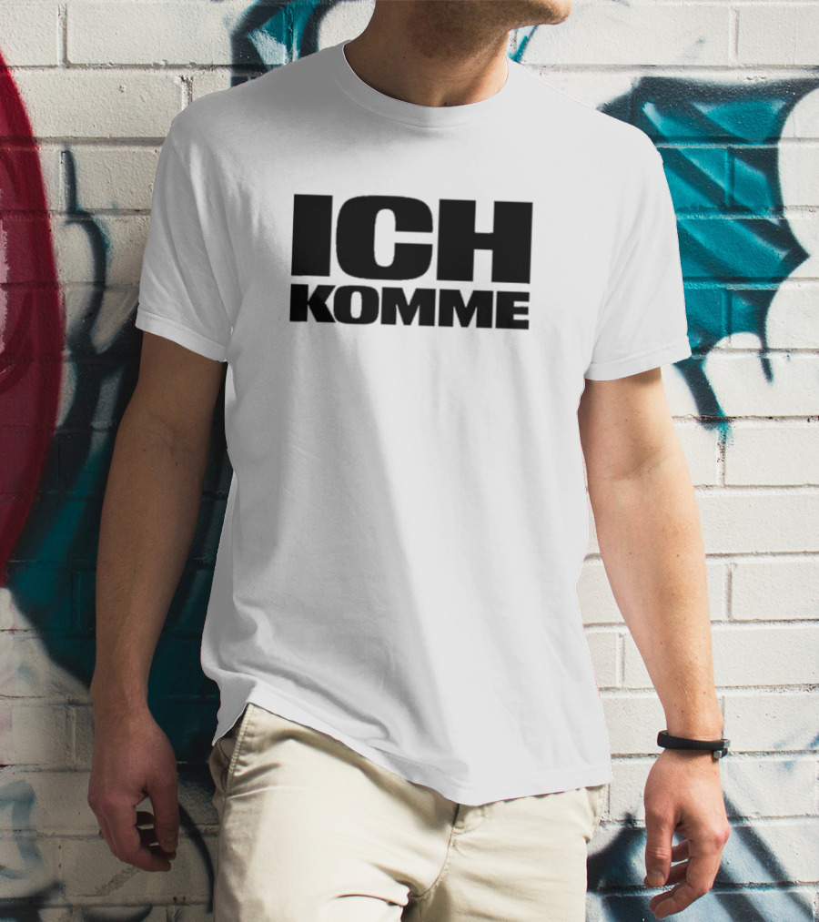 Erika Vikman Ich Komme Retro 70s Disco Aesthetic Black Text T-Shirt