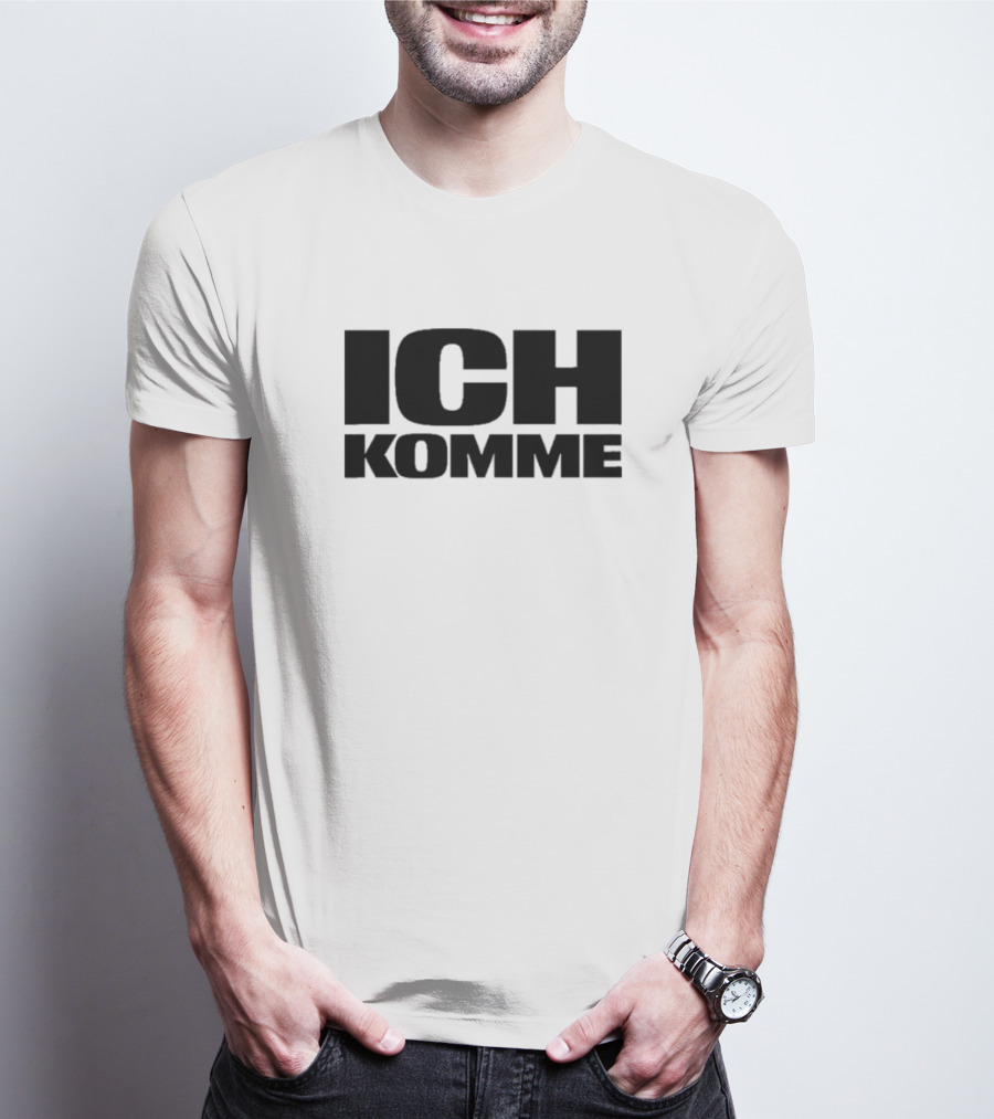 Erika Vikman Ich Komme Retro 70s Disco Aesthetic Black Text T-Shirt