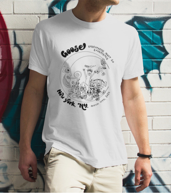 Goose Everything Must Go Experience With Skeleton Vibes T-Shirt