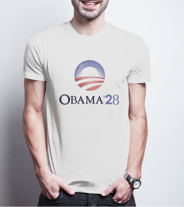 Friendsofthepod Obama '28 Logo T-Shirt