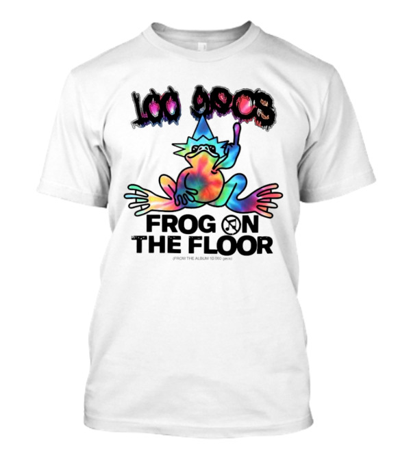 100 Gecs Rainbow Frog Tie-Dye Party Vibes T-Shirt