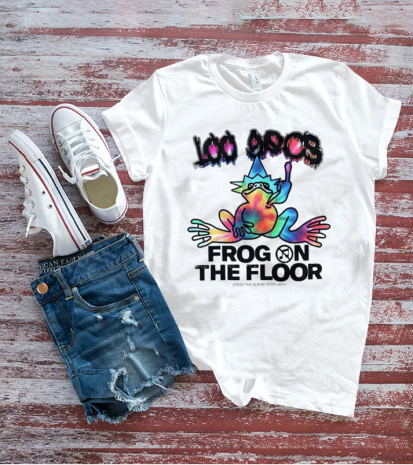 100 Gecs Rainbow Frog Tie-Dye Party Vibes T-Shirt