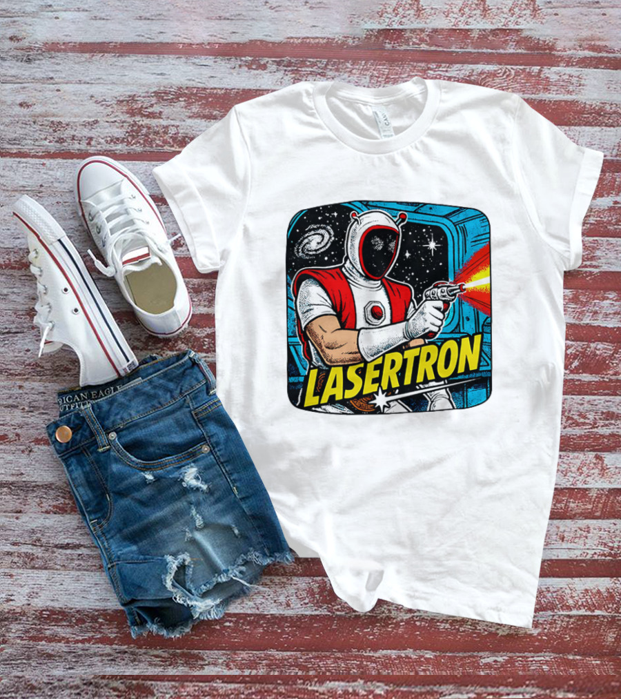 Héctor Guerrero Professional Wrestler Lasertron Space Adventure T-Shirt