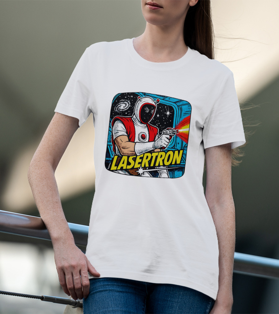 Héctor Guerrero Professional Wrestler Lasertron Space Adventure T-Shirt