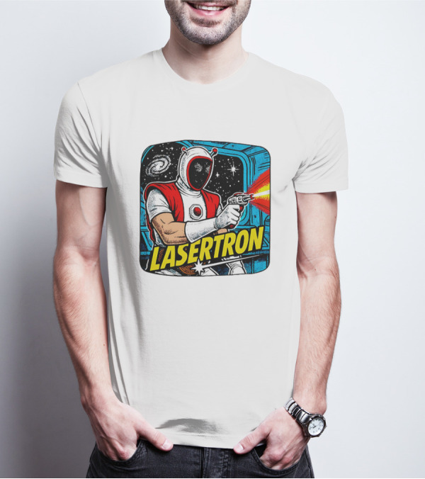 Héctor Guerrero Professional Wrestler Lasertron Space Adventure T-Shirt