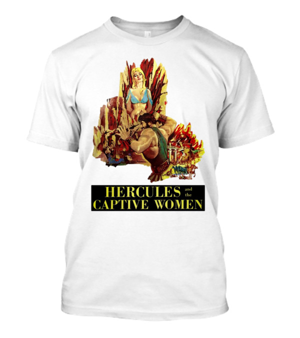 Hercules And The Captive Women Classic Movie Vintage Art T-Shirt