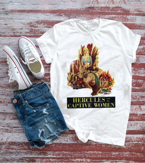 Hercules And The Captive Women Classic Movie Vintage Art T-Shirt