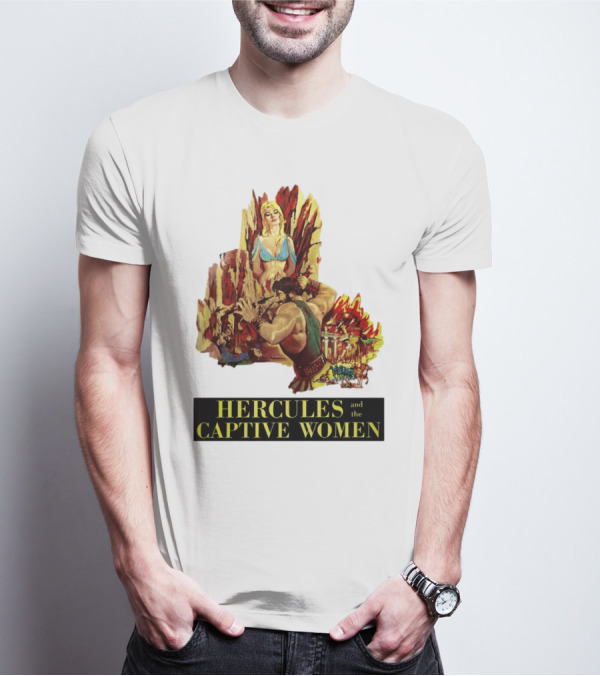 Hercules And The Captive Women Classic Movie Vintage Art T-Shirt
