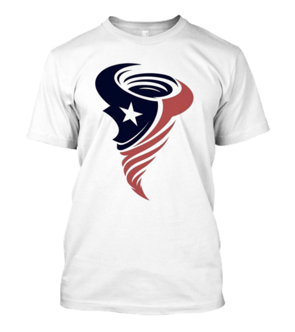 Houston Cyclones Tornado Star Symbol T-Shirt