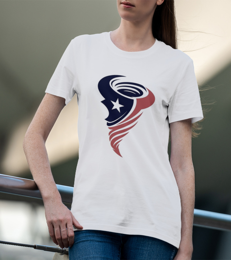 Houston Cyclones Tornado Star Symbol T-Shirt