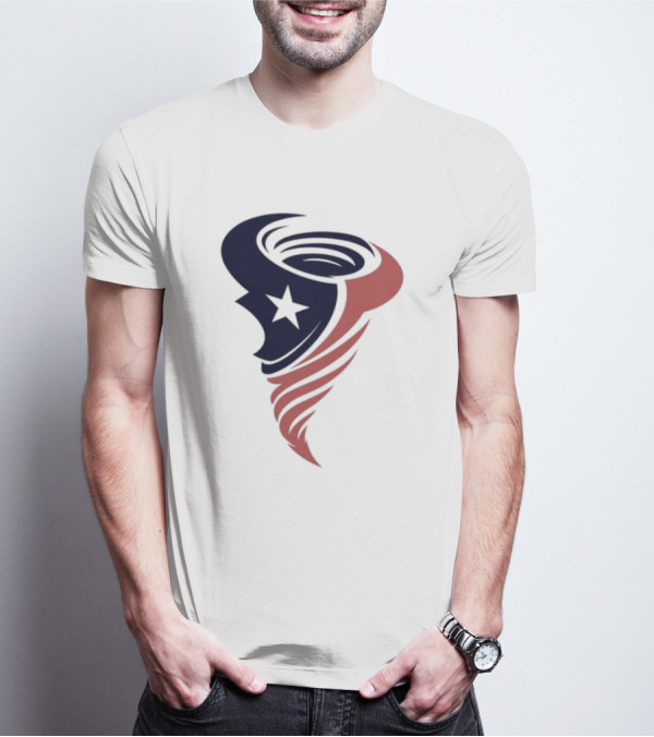 Houston Cyclones Tornado Star Symbol T-Shirt