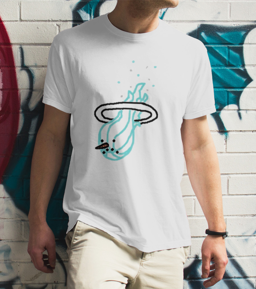 Jimmy Butler Miami Cold Drip NBA Basketball Star Cigar Illustration T-Shirt