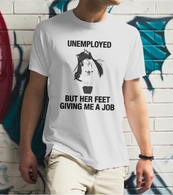 Unemployed But Her Feet Giving Me A Job Lilith's Silhouette T-Shirt