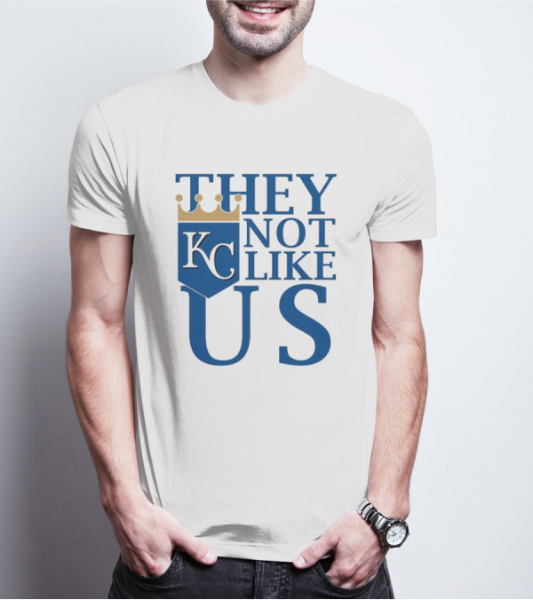 They Not Like Us KC Royals Crown Icon T-Shirt