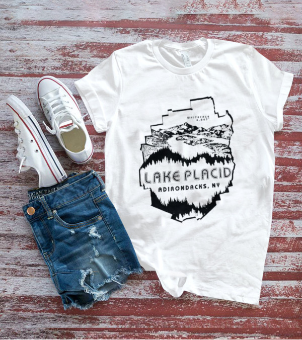 Lake Placid New York Adirondacks Hiking Forest Wilderness Exploration T-Shirt