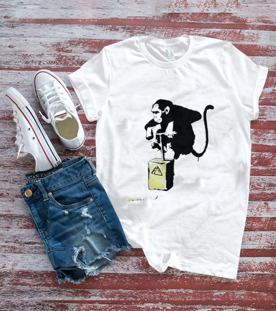 Lex Luthor Bricks Bomb Banana Banksy Influenced T-Shirt