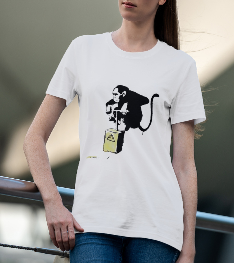 Lex Luthor Bricks Bomb Banana Banksy Influenced T-Shirt