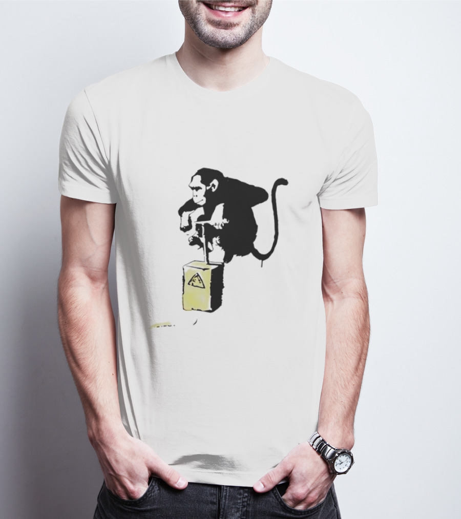 Lex Luthor Bricks Bomb Banana Banksy Influenced T-Shirt