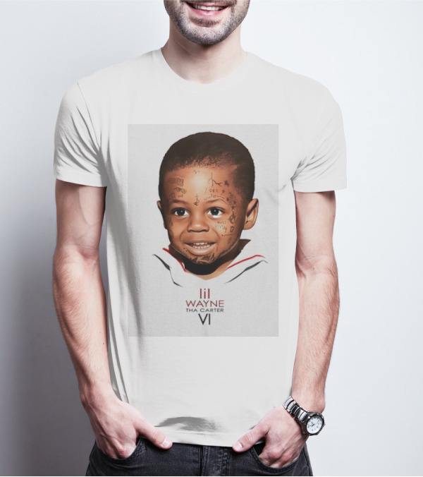 Lil Wayne Tha Carter VI Baby Face Tattoo Art T-Shirt