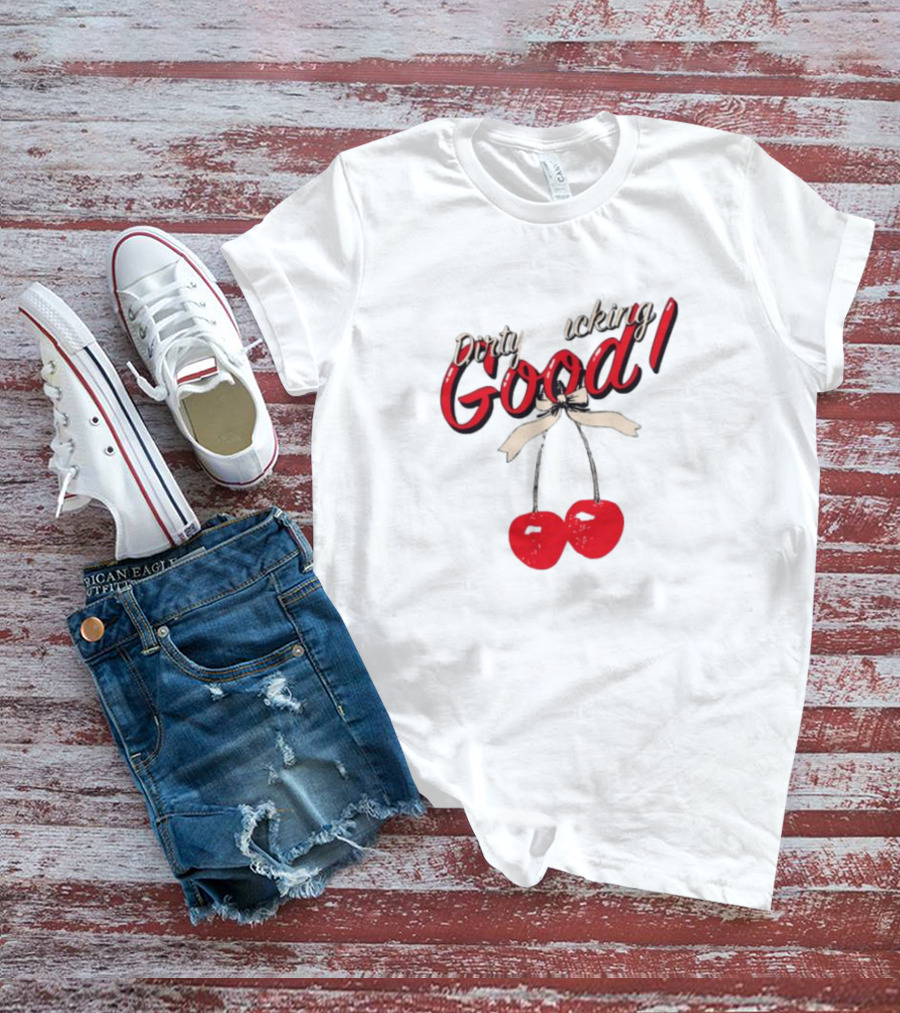 Dirty Good Cherries Bow T-Shirt