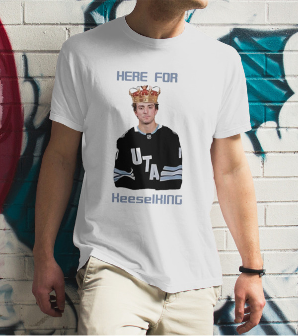 Here For Kesselking Crowned Hockey Player T-Shirt