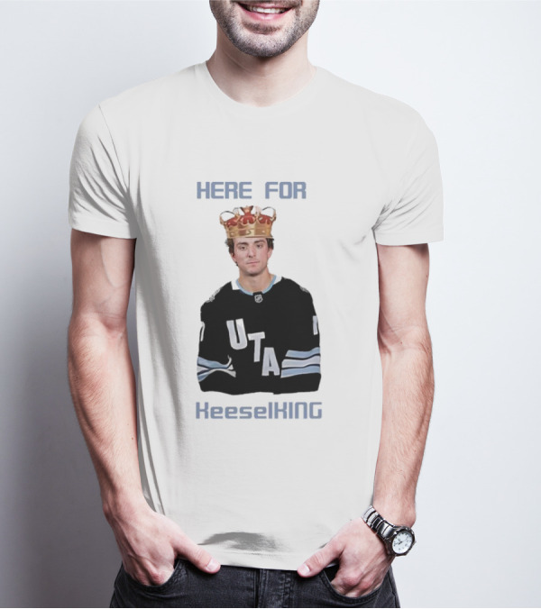 Here For Kesselking Crowned Hockey Player T-Shirt
