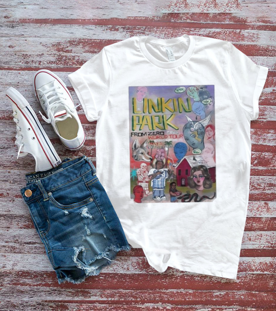 Linkin Park From Zero 2025 World Tour Van Andel Arena Grand Rapids MI May 1st Sofia Enriquez T-Shirt