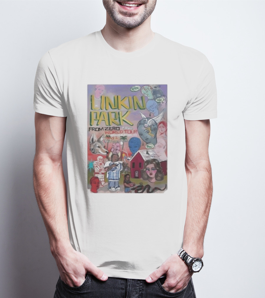Linkin Park From Zero 2025 World Tour Van Andel Arena Grand Rapids MI May 1st Sofia Enriquez T-Shirt