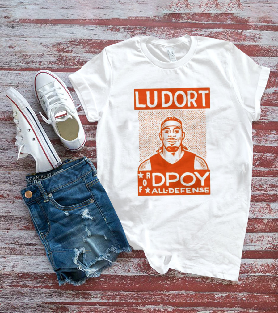 Lu Dort DPOY All Defense Recognition Graphic T-Shirt