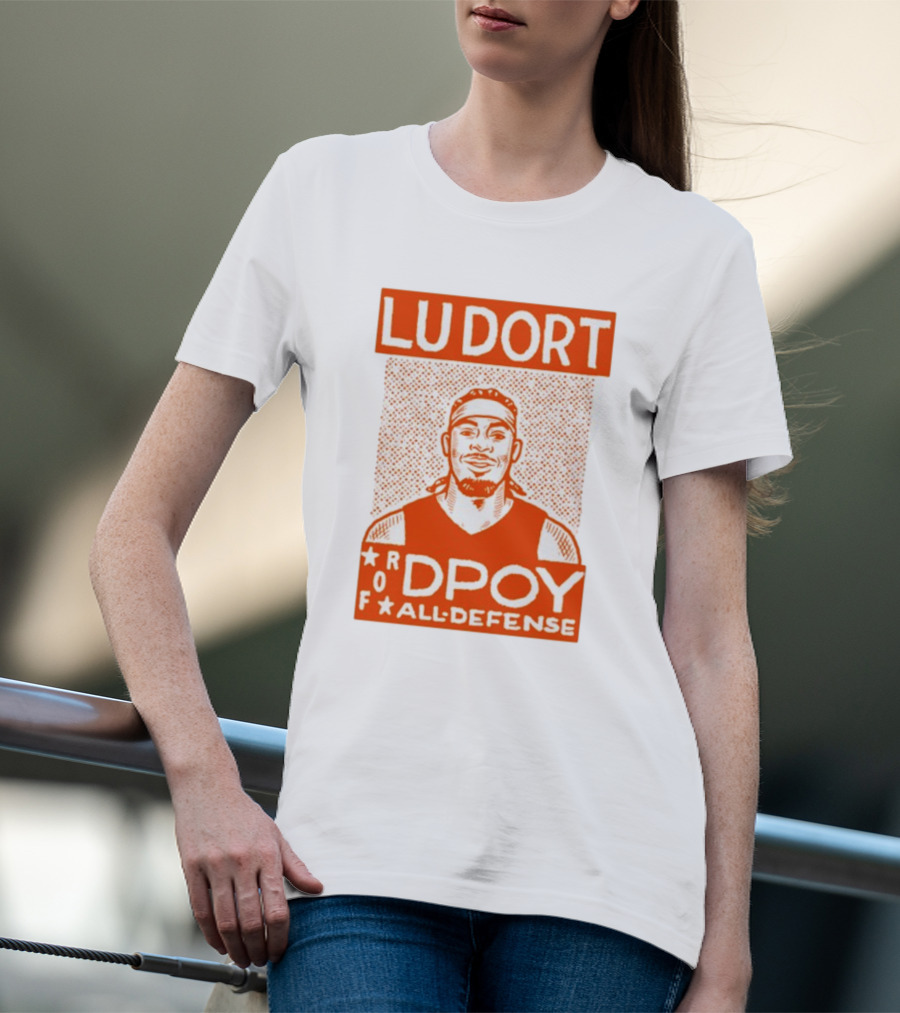 Lu Dort DPOY All Defense Recognition Graphic T-Shirt