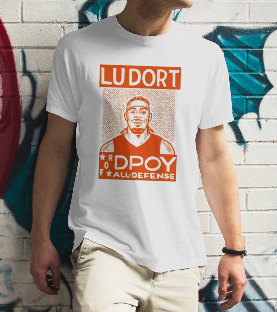 Lu Dort DPOY All Defense Recognition Graphic T-Shirt