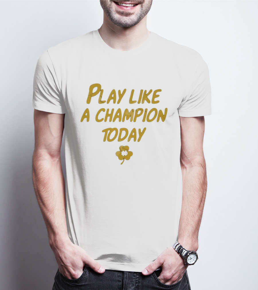 Play Like A Champion Today NCAA Notre Dame Fighting Irish T-Shirt