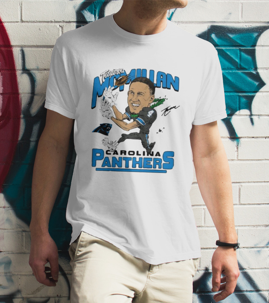 Tetairoa McMillan Carolina Panthers Signature T-Shirt