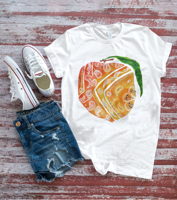 Peach Paisley Pattern Please T-Shirt