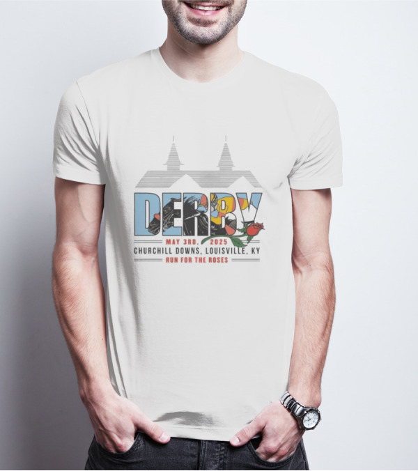 Derby May 3rd 2025 Churchill Downs Louisville KY Run For The Roses T-Shirt