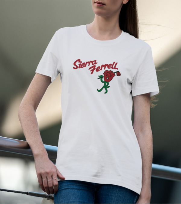 Sierra Ferrell Ramblin’ Rose Walking Flower Illustration T-Shirt
